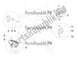 interruttori del telecomando - batteria - avvisatore acustico