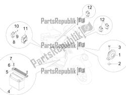 interruttori del telecomando - batteria - avvisatore acustico