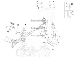 sospensione posteriore - ammortizzatore / i