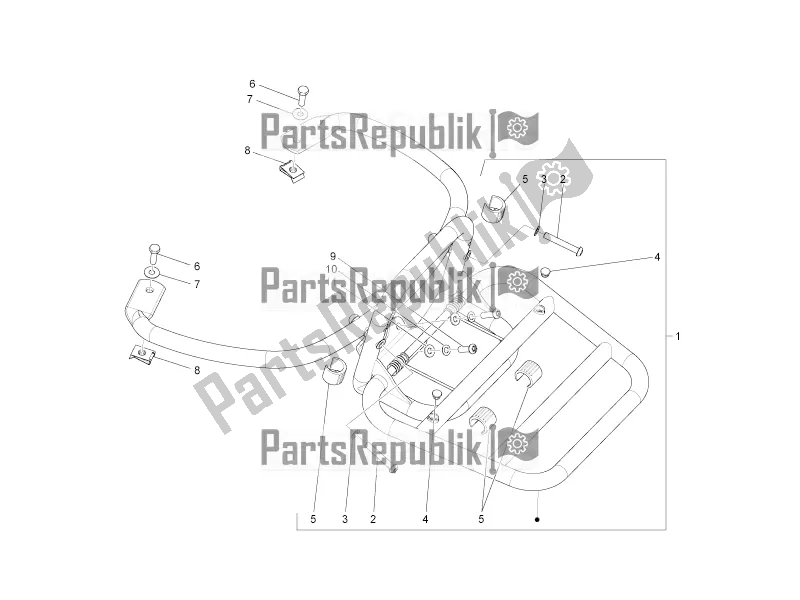 Todas las partes para Portaequipajes Trasero de Vespa LX 125 4T 3V IE 2016