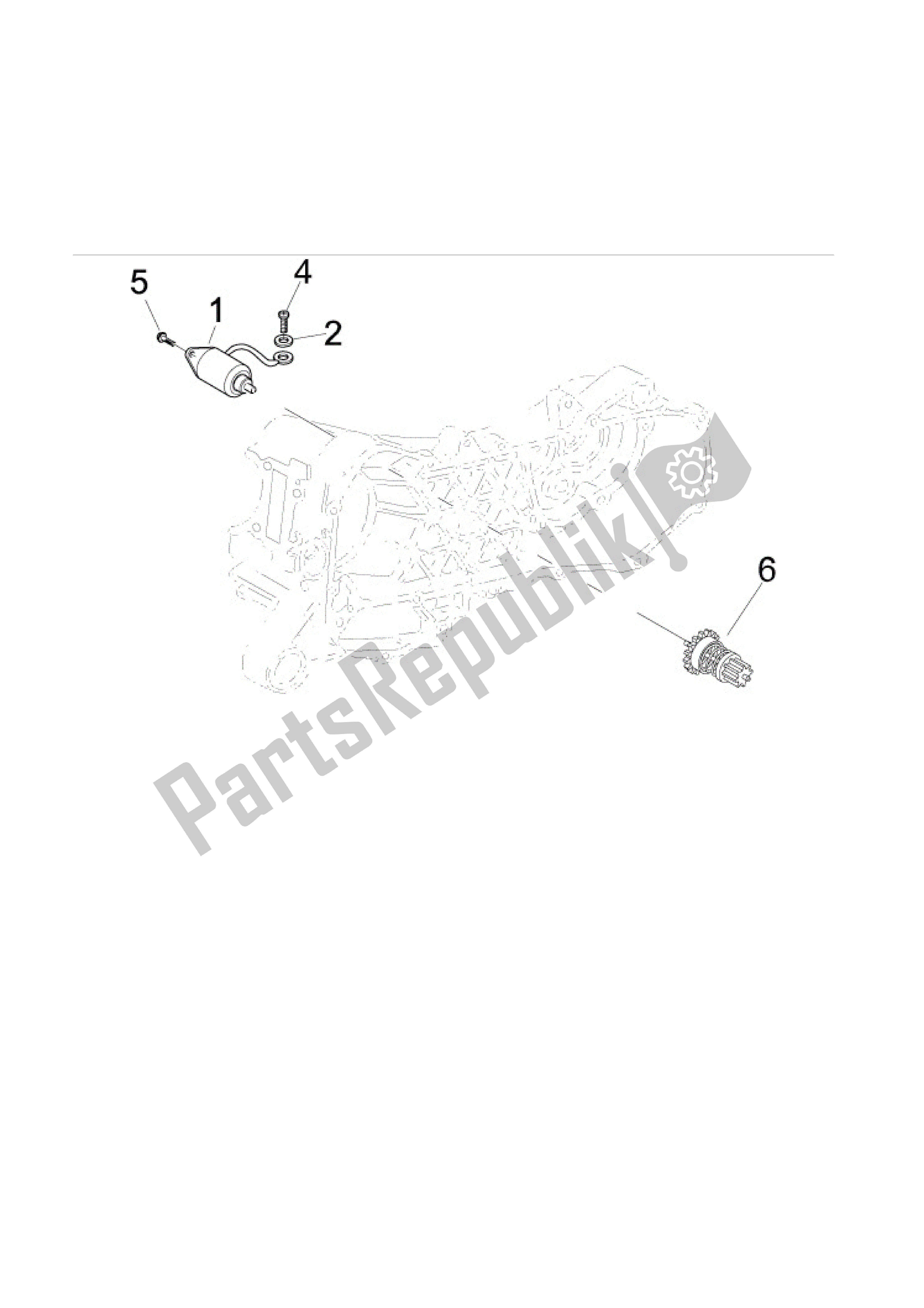 Tutte le parti per il Arranque - Arranque Electrico del Vespa LX 125 2010