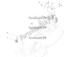 interruttori del telecomando - batteria - avvisatore acustico