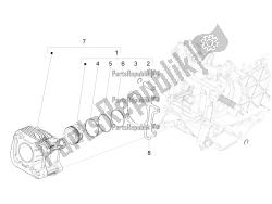 Cylinder-piston-wrist pin unit