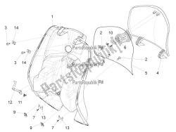 Front glove-box - Knee-guard panel