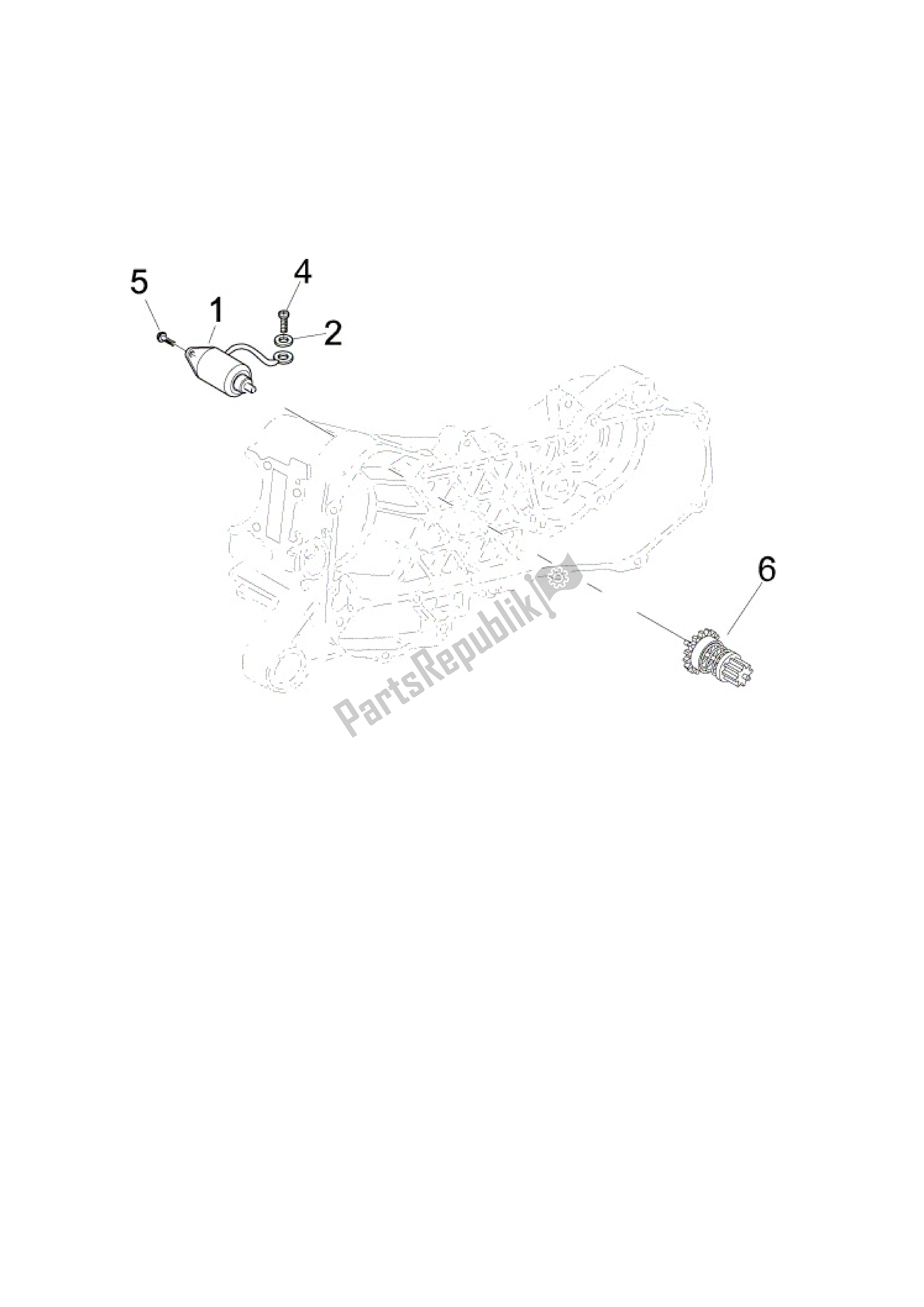 Tutte le parti per il Arranque - Arranque Electrico del Vespa LX 150 2010 - 2012