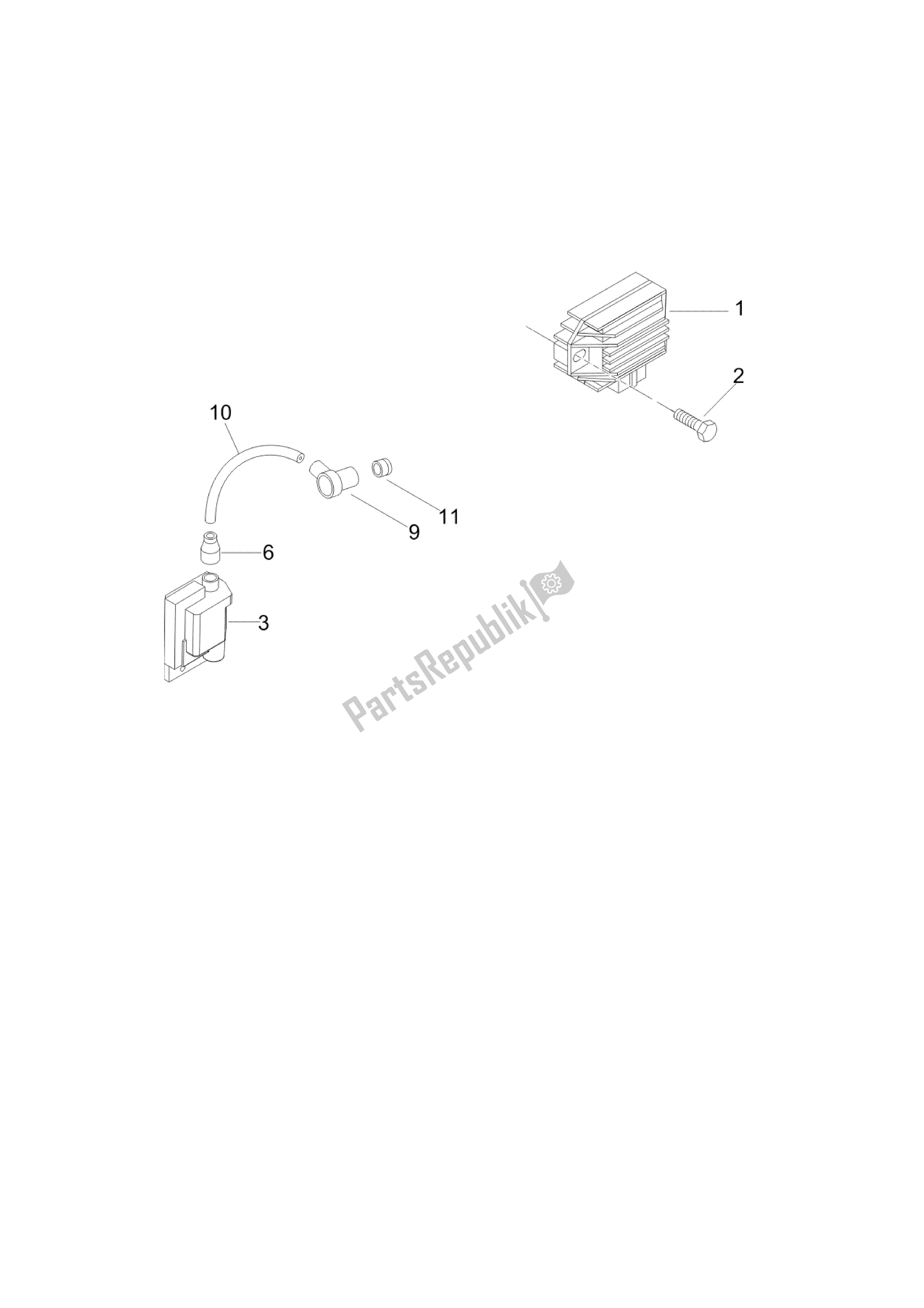 Toutes les pièces pour le Reguladores De Tensión - Centralitas Electrónicas - Bobina A. T. Du Vespa LX 50 2006 - 2008