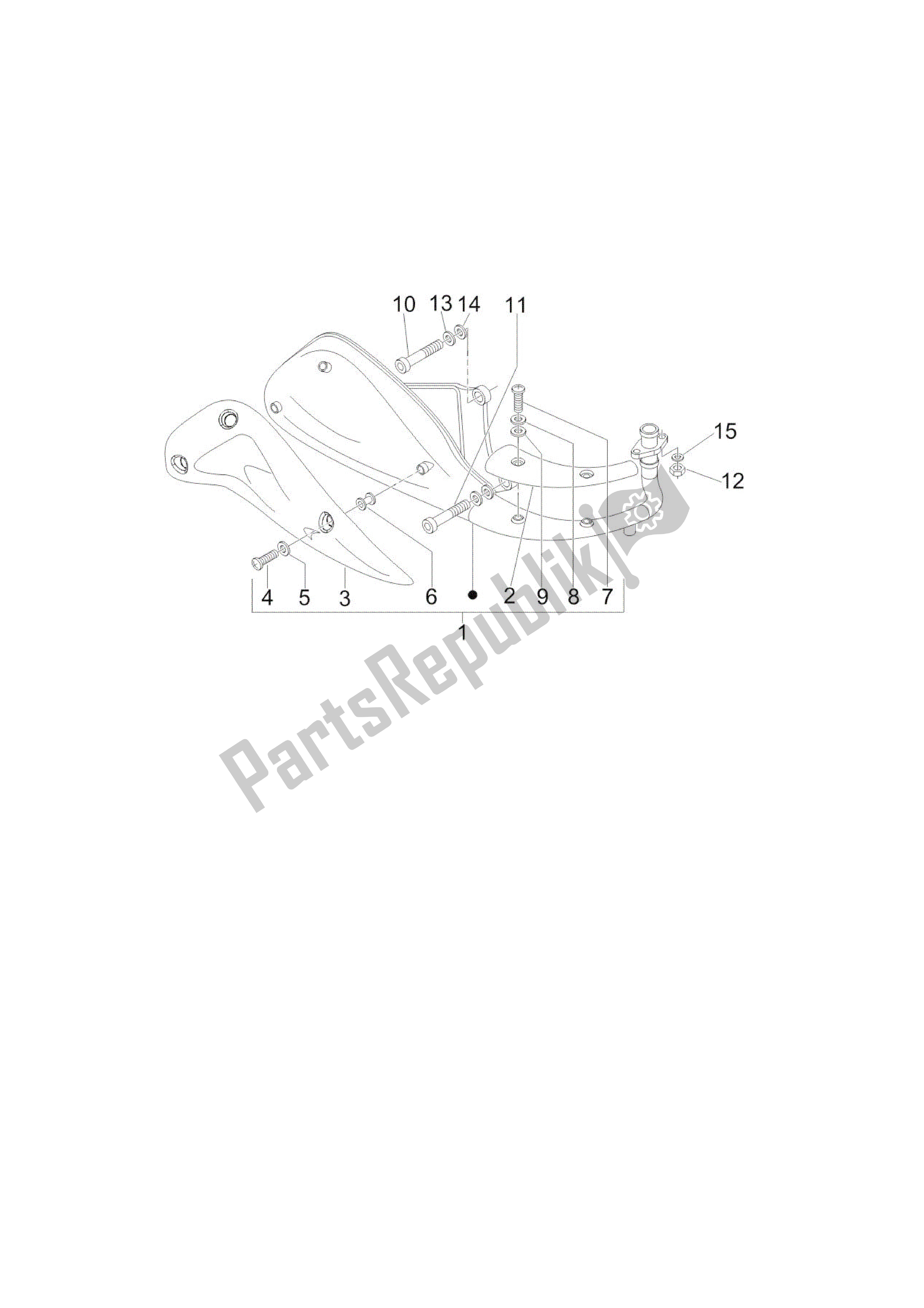 Toutes les pièces pour le Silenciador du Vespa LXV 125 2006 - 2009