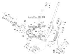 forcella / tubo sterzo - unità cuscinetto sterzo