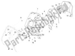 vano portaoggetti anteriore - pannello di protezione per le ginocchia