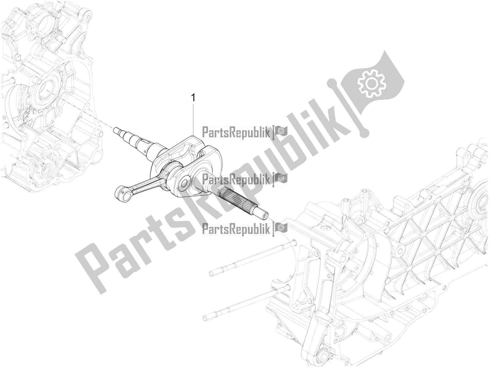 Toutes les pièces pour le Vilebrequin du Vespa Primavera 150 Iget 2016