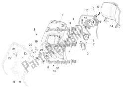 vano portaoggetti anteriore - pannello di protezione per le ginocchia