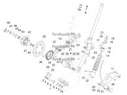 forcella / tubo sterzo - unità cuscinetto sterzo