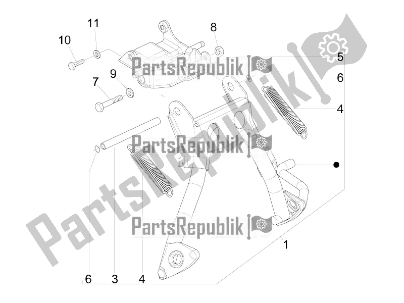 Wszystkie części do Stoisko / S Vespa Primavera 50 2T 2018