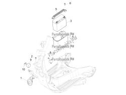 interruttori del telecomando - batteria - avvisatore acustico