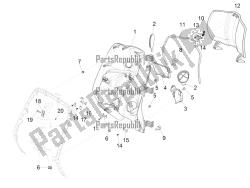 vano portaoggetti anteriore - pannello di protezione per le ginocchia