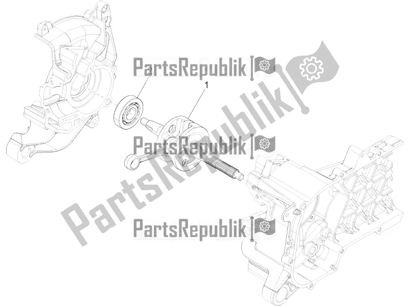 Toutes les pièces pour le Vilebrequin du Vespa Primavera 50 4T 3V 25 KM/H 2017