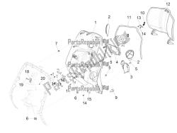 vano portaoggetti anteriore - pannello di protezione per le ginocchia