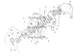 vano portaoggetti anteriore - pannello di protezione per le ginocchia