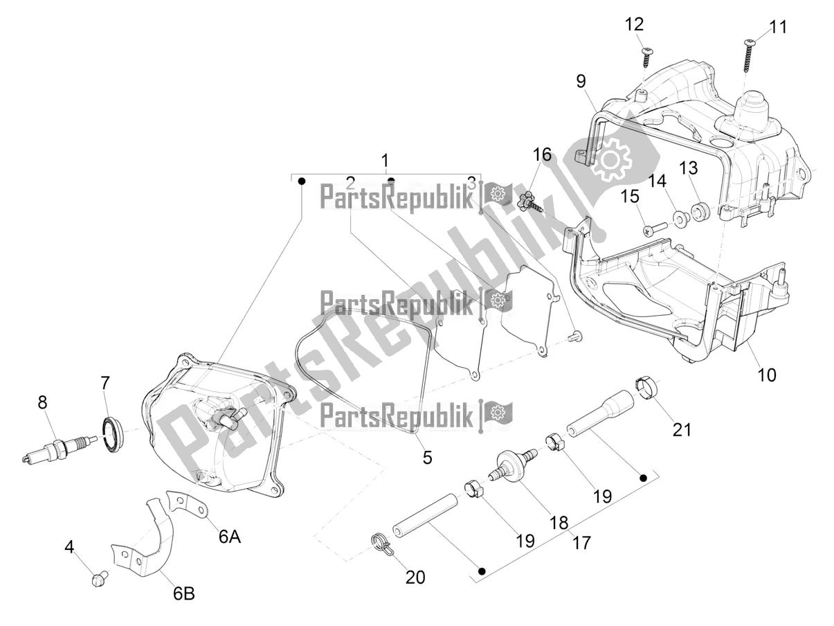 Wszystkie części do Cylinder Vespa Primavera 50 4T 3V 2020