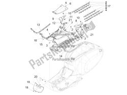 Central cover - Footrests