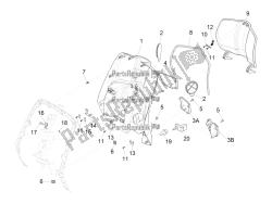 vano portaoggetti anteriore - pannello di protezione per le ginocchia