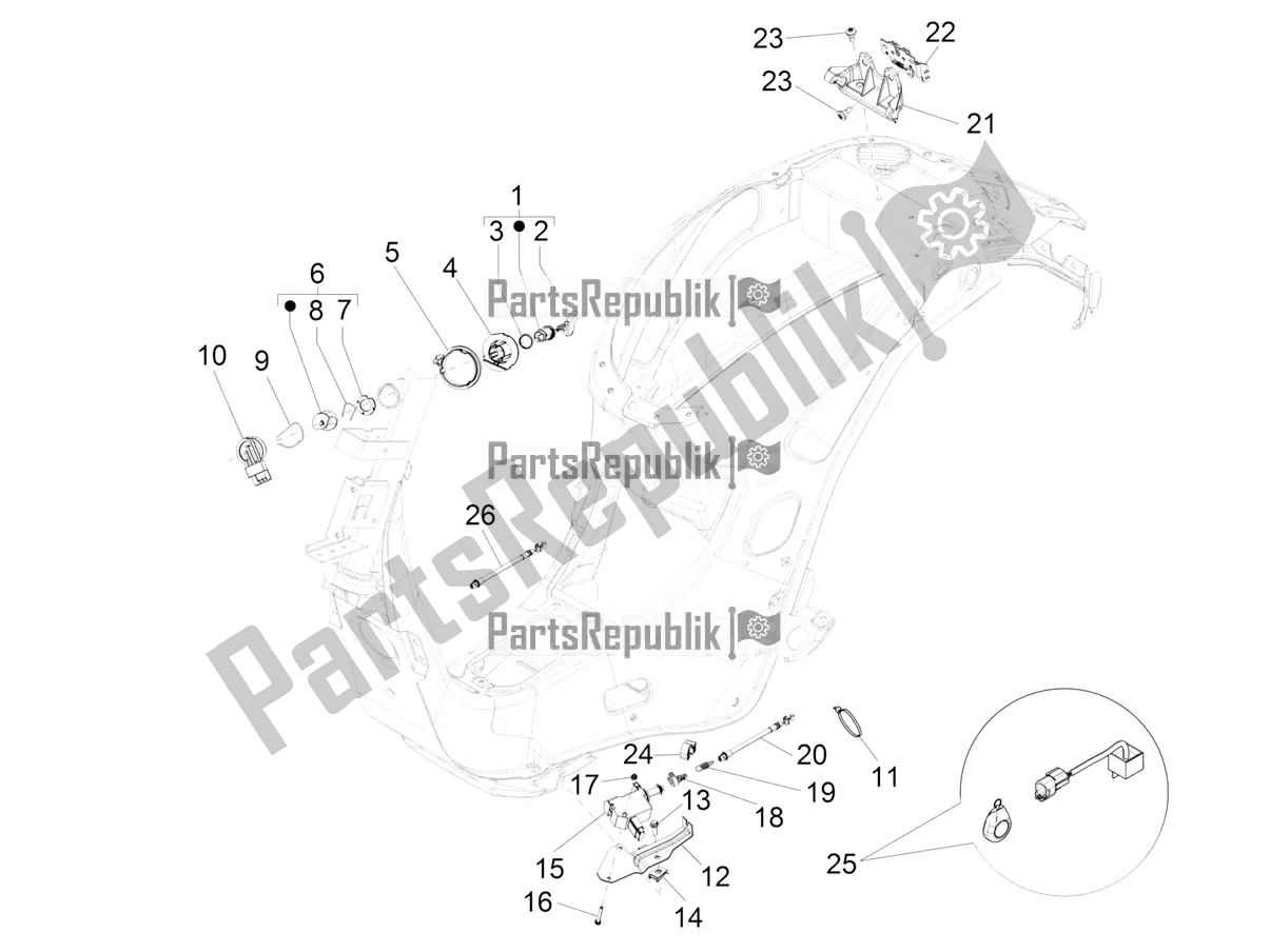 Toutes les pièces pour le Serrures du Vespa Primavera 50 4T 4V 2016