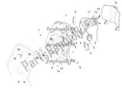 vano portaoggetti anteriore - pannello di protezione per le ginocchia