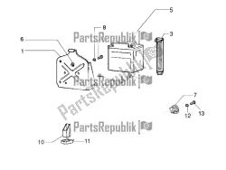 interruttori del telecomando - batteria - avvisatore acustico