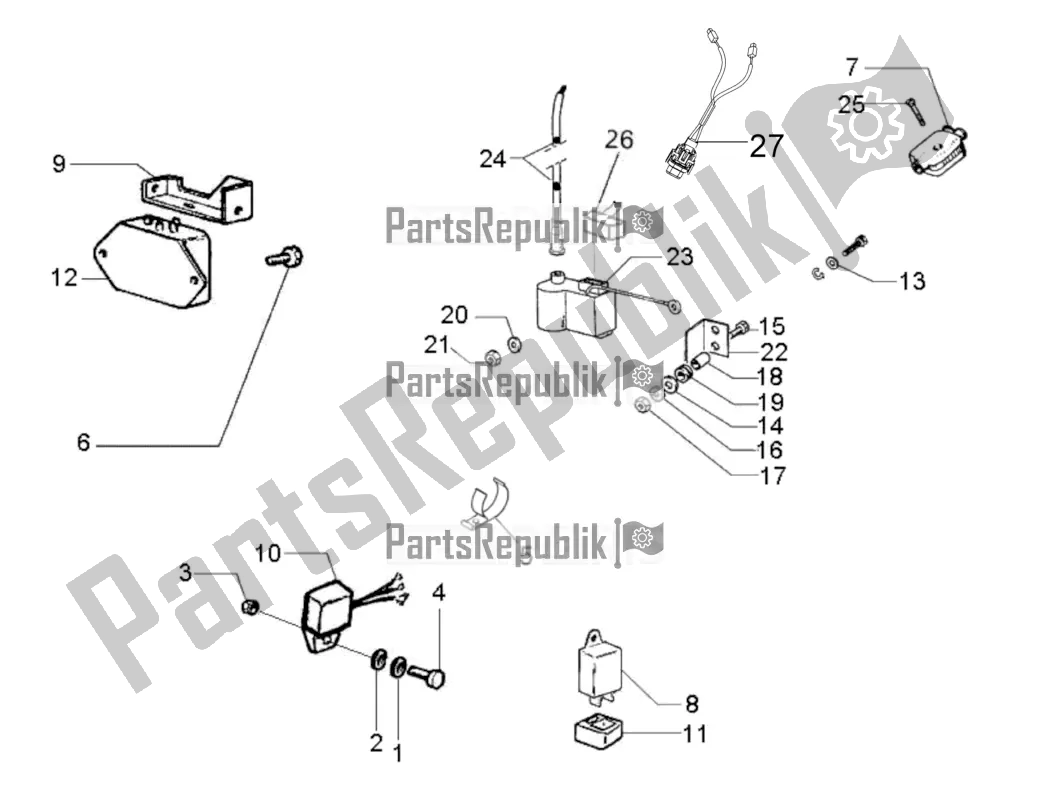 Todas las partes para Reguladores De Voltaje - Unidades De Control Electrónico (ecu) - H. T. Bobina de Vespa PX 125 2T 2016