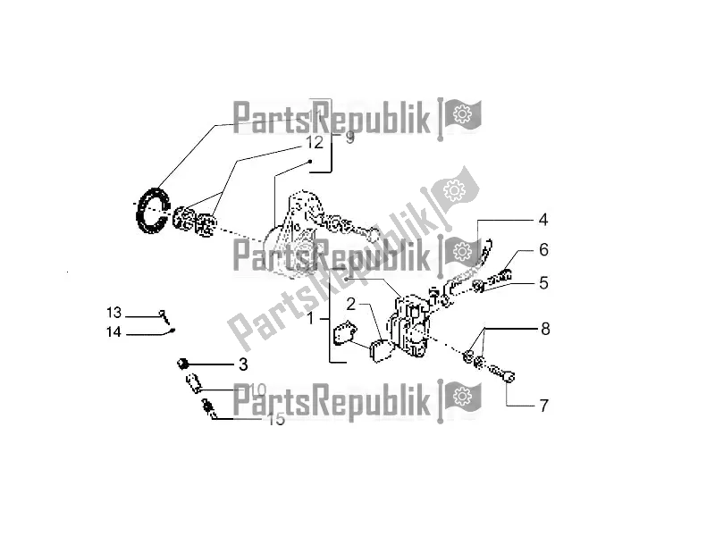 Toutes les pièces pour le Tuyaux De Freins - étriers du Vespa PX 125 2T 2017