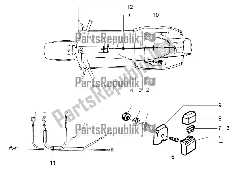 Toutes les pièces pour le Faisceau De Câbles Principal du Vespa PX 125 2T 2017