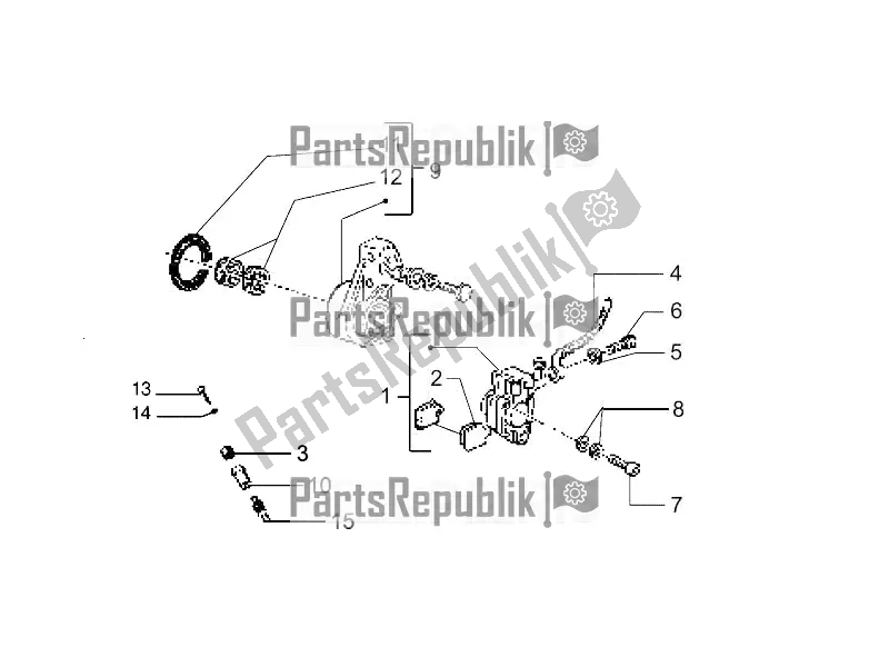 Toutes les pièces pour le Tuyaux De Freins - étriers du Vespa PX 125 2T 2018