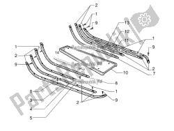 Central cover - Footrests