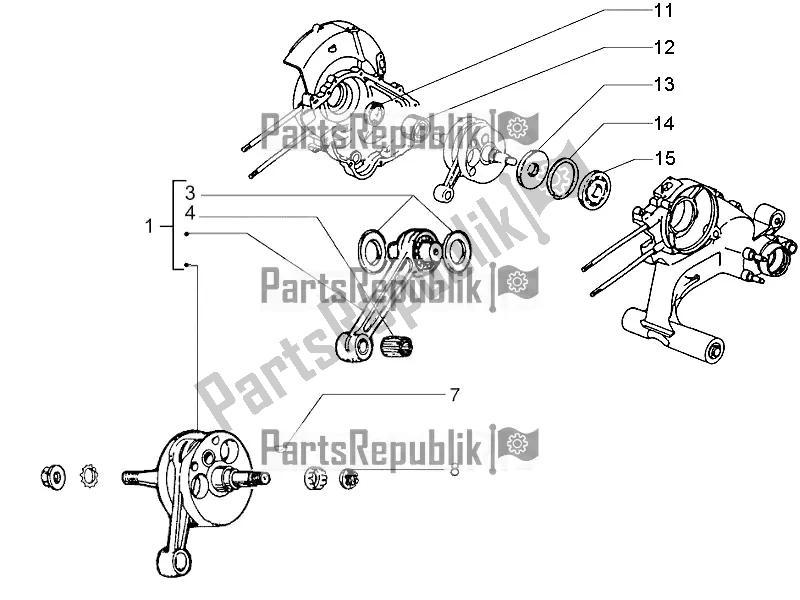 Todas las partes para Cigüeñal de Vespa PX 125 2T 2018