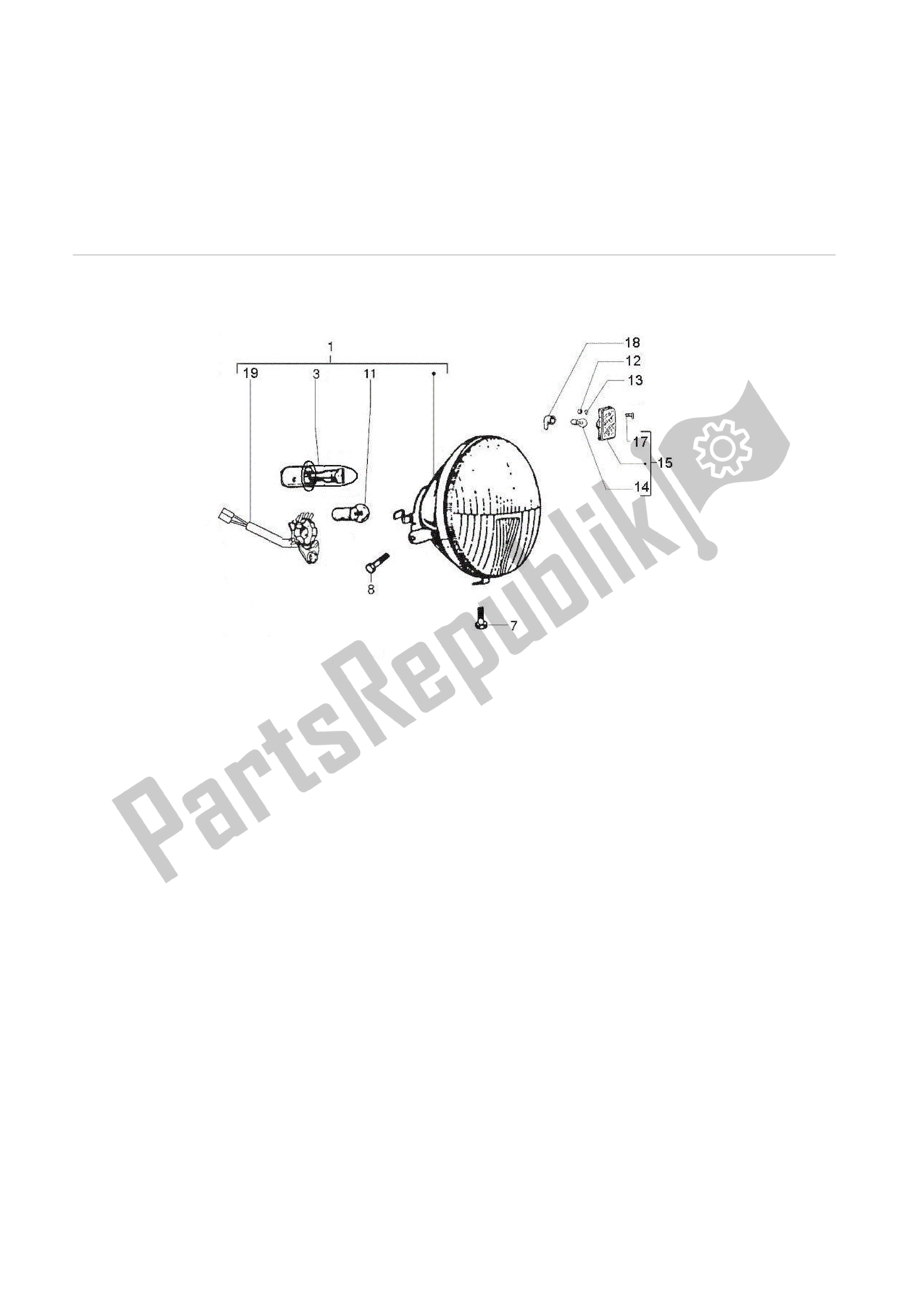 Toutes les pièces pour le Faros Delanteros - Indicadores De Dirección du Vespa PX 125 2007 - 2008