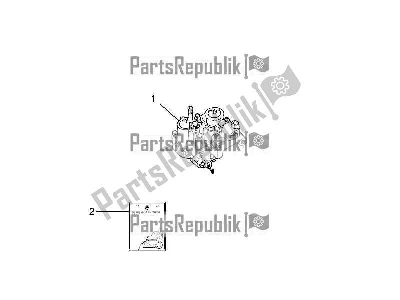 Todas las partes para Carburador, Montaje - Tubo De Unión de Vespa PX 150 2T 2016