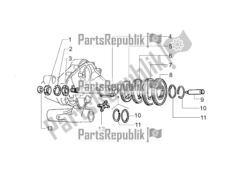 Wszystkie części do Przek? Adnia Tylna Vespa PX 150 2T 2016