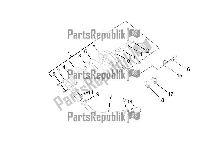 Todas las partes para Caja De Aire Secundaria de Vespa PX 150 2T 2016