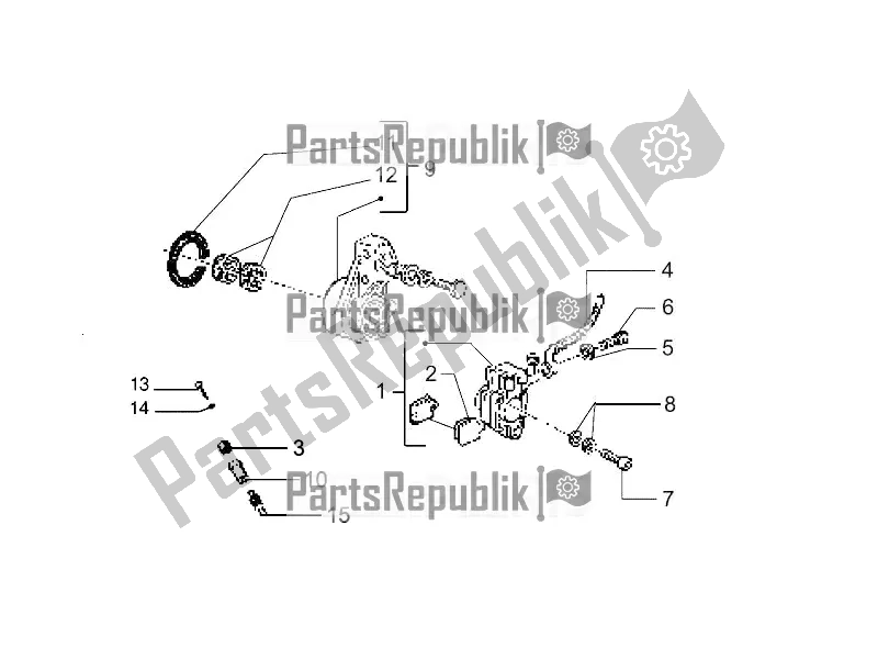 Todas las partes para Tubos De Frenos - Pinzas de Vespa PX 150 2T 2017