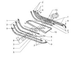 Central cover - Footrests