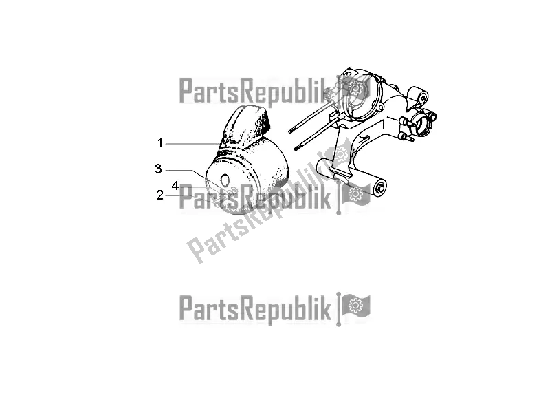 Toutes les pièces pour le Couvercle De Carter - Refroidissement Du Carter du Vespa PX 150 2T 2017