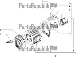 Cylinder-piston-wrist pin unit