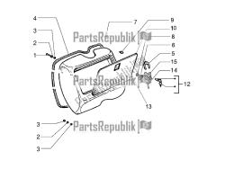 Front glove-box - Knee-guard panel