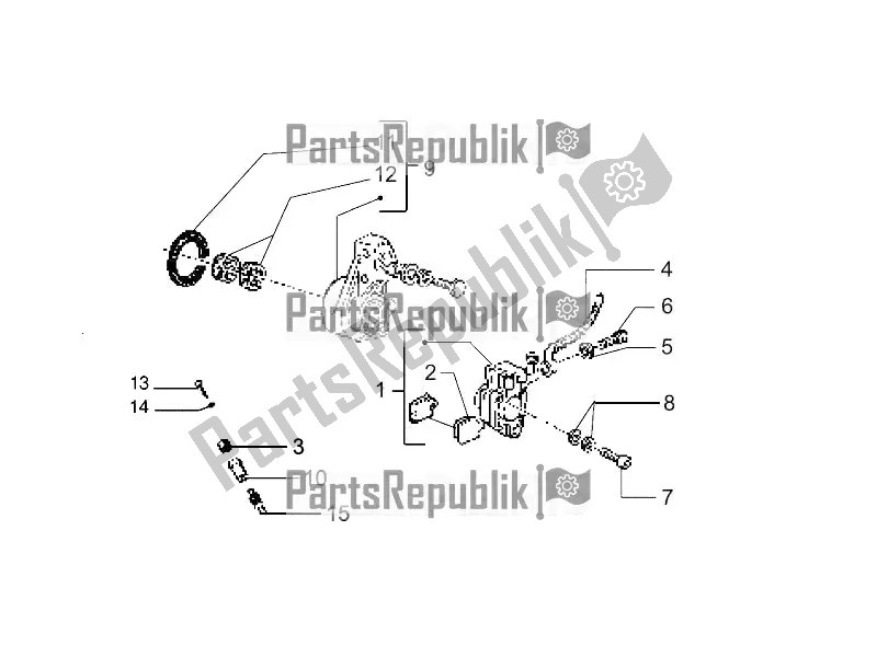 Todas las partes para Tubos De Frenos - Pinzas de Vespa PX 150 2T 2018