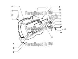 Front glove-box - Knee-guard panel