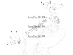 interruttori del telecomando - batteria - avvisatore acustico