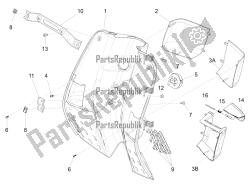 Front glove-box - Knee-guard panel