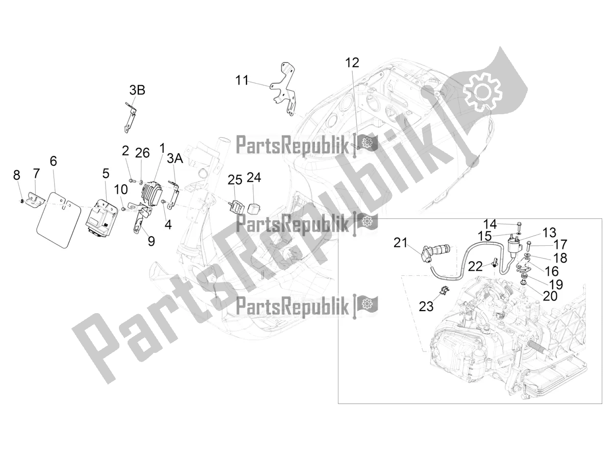 Todas las partes para Reguladores De Voltaje - Unidades De Control Electrónico (ecu) - H. T. Bobina de Vespa S 125 3V Iget Apac 2021