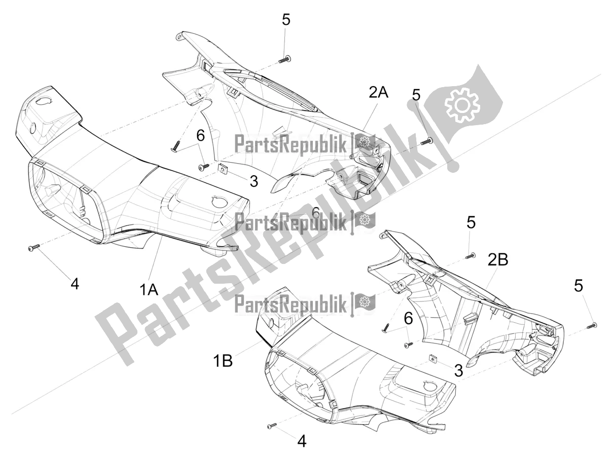 Toutes les pièces pour le Couvertures De Guidon du Vespa S 125 3V Iget Apac 2022