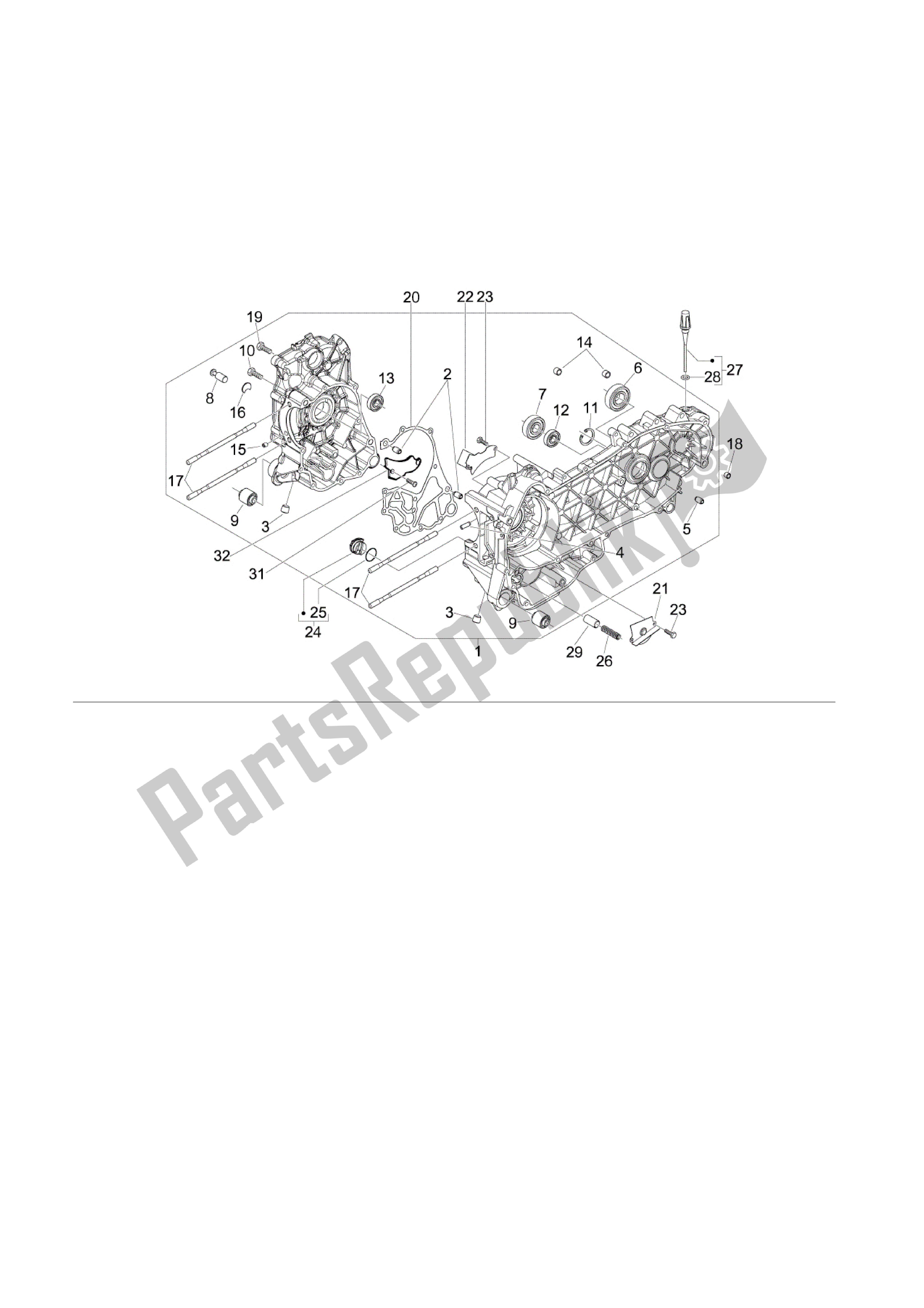 Toutes les pièces pour le Charretier du Vespa S 150 2008 - 2009